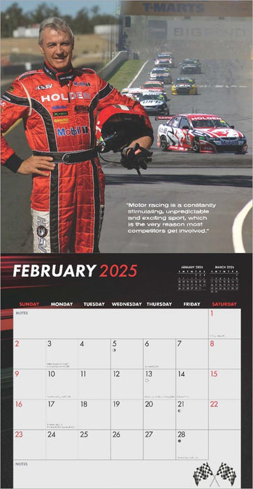 2025 Peter Brock Wall Calendar by  Browntrout Publishers Australia from Calendar Club