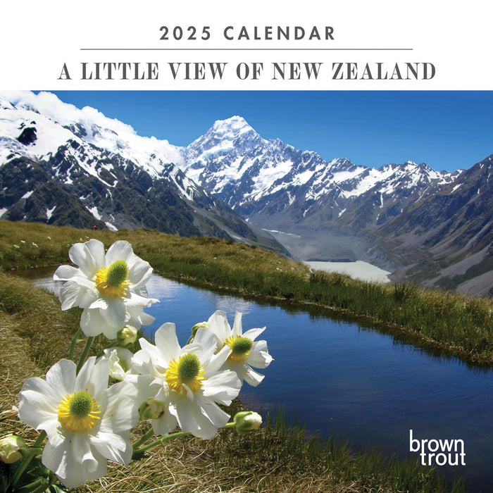 2025 A Little View of New Zealand Mini Wall Calendar by  Browntrout Publishers Australia from Calendar Club
