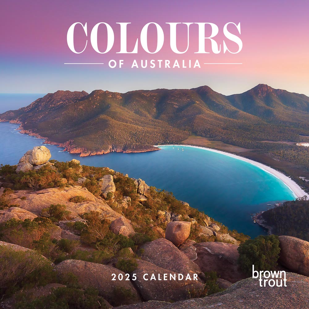 Calendar Club 2025 Colours of Australia Wall Calendar