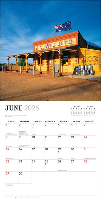 2025 Colours of Australia Wall Calendar by  Browntrout Publishers Australia from Calendar Club