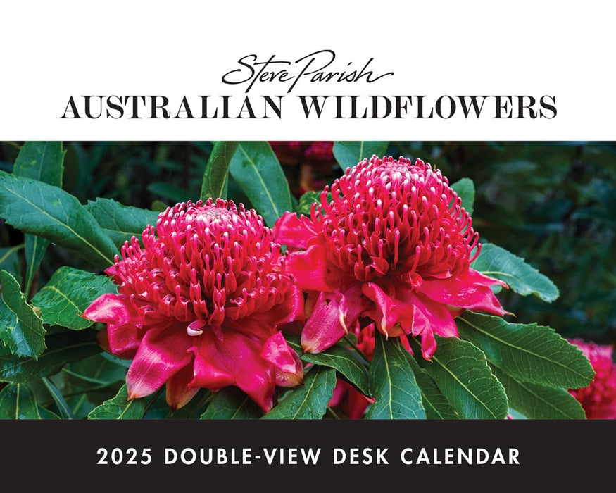 2025 Australian Wildflowers Double View Desk Easel Calendar