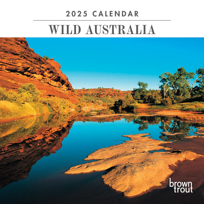 2025 Wild Australia Mini Wall Calendar by  Browntrout Publishers Australia from Calendar Club