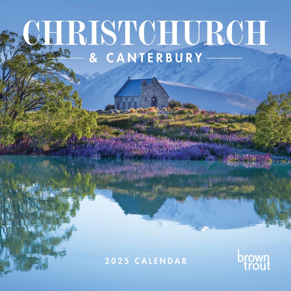 Calendar Club 2025 Christchurch & Canterbury Wall Calendar