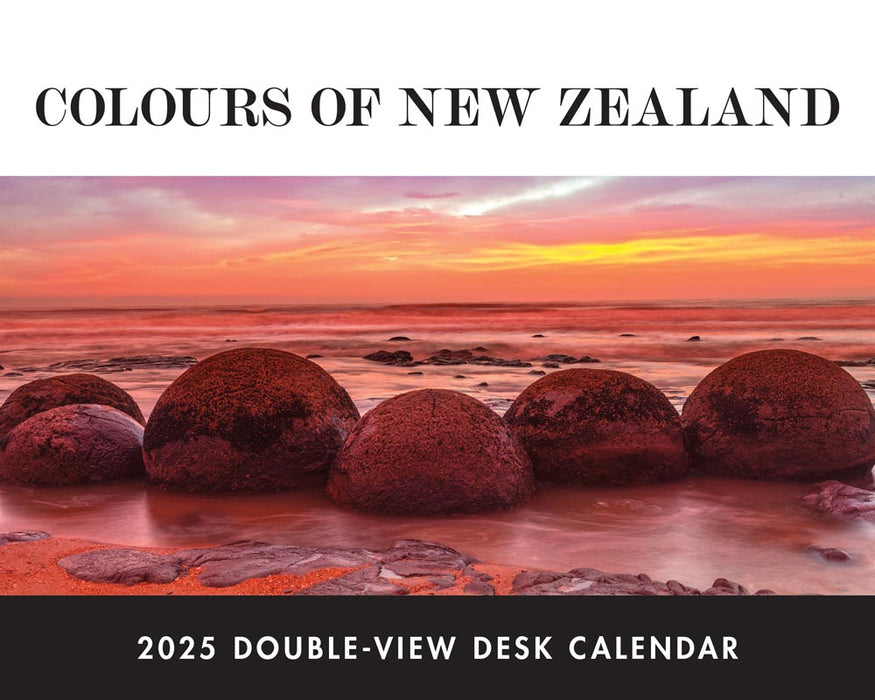 2025 Colours of New Zealand Desk Easel Calendar by  Browntrout Publishers Australia from Calendar Club