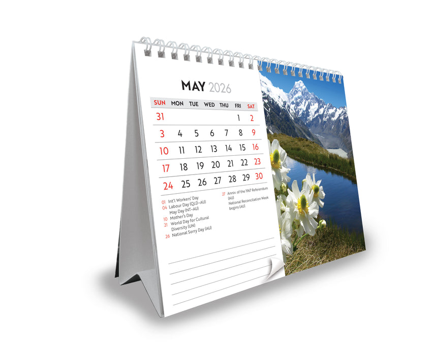 Visions of New Zealand 2026 Desk Easel