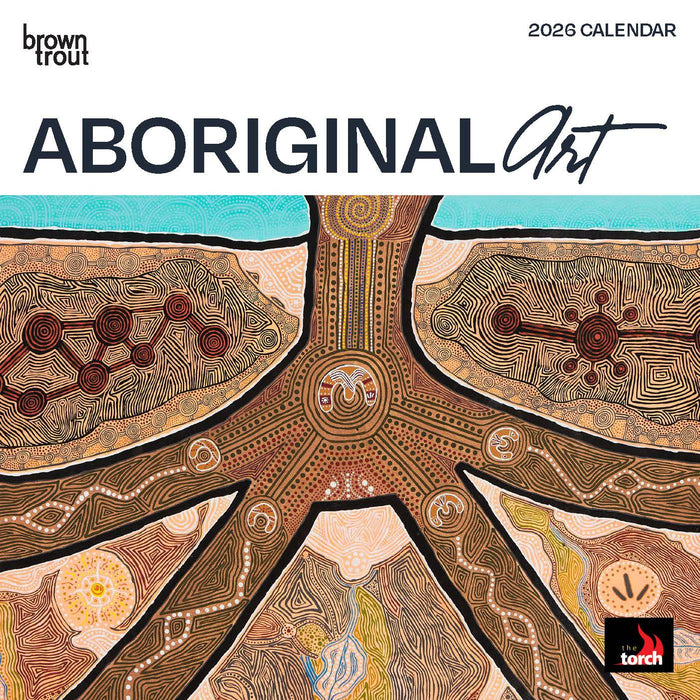Aboriginal Art 2026 Mini Wall Calendar