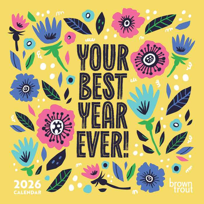 Your Best Year Ever 2026 Mini Wall Calendar