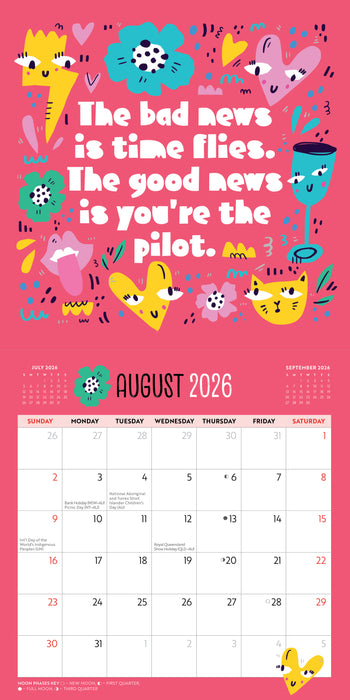 Your Best Year Ever 2026 Mini Wall Calendar