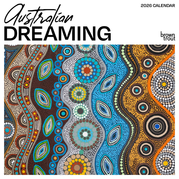 Australian Dreaming 2026 Square Wall Calendar