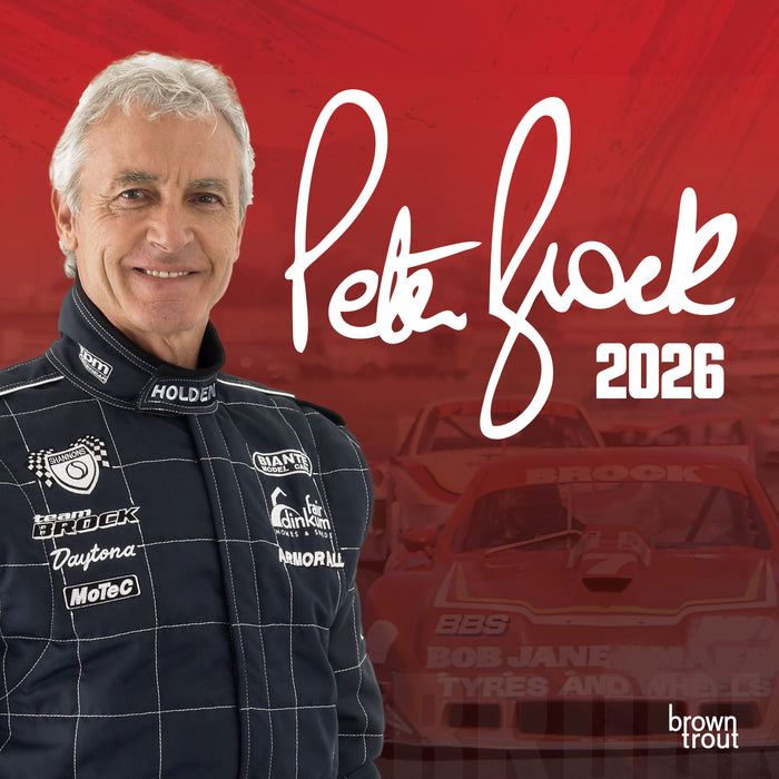 Peter Brock 2026 Square Wall Calendar