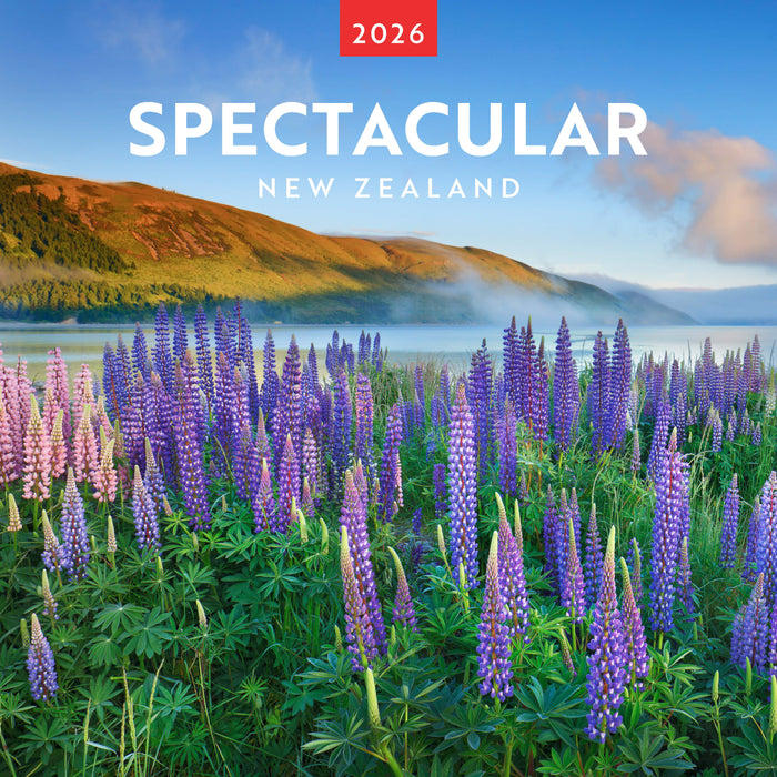 Spectacular New Zealand 2026 Square Wall Calendar