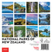 National Parks of New Zealand 2027 Mini Wall Calendar