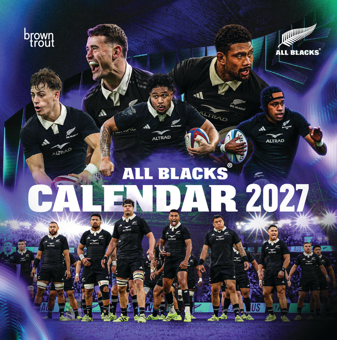 All Blacks 2027 Square Wall Calendar