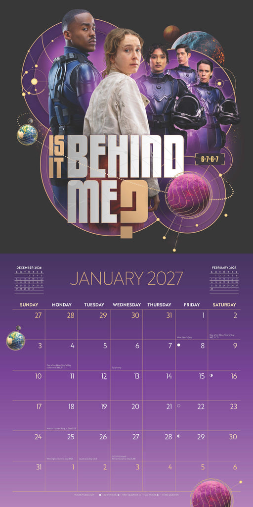 Doctor Who 2027 Square Wall Calendar