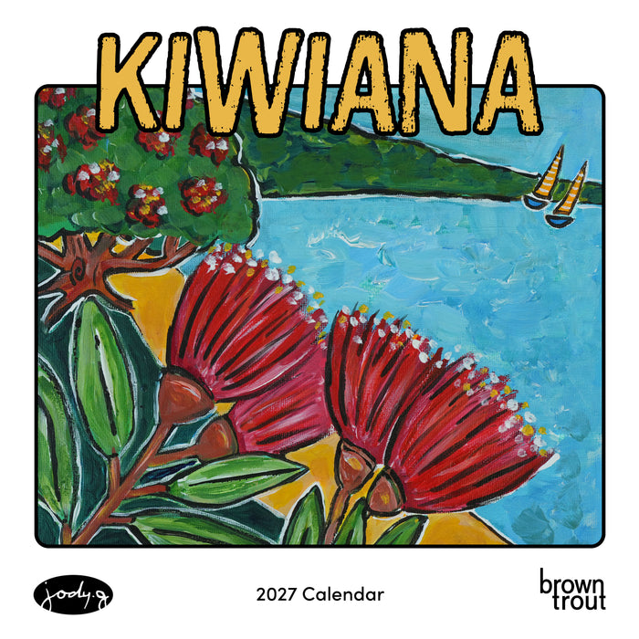 Kiwiana 2027 Square Wall Calendar