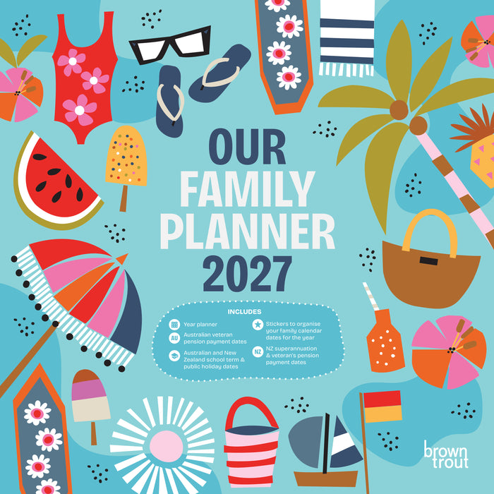 Our Family Planner 2027 Square Wall Calendar