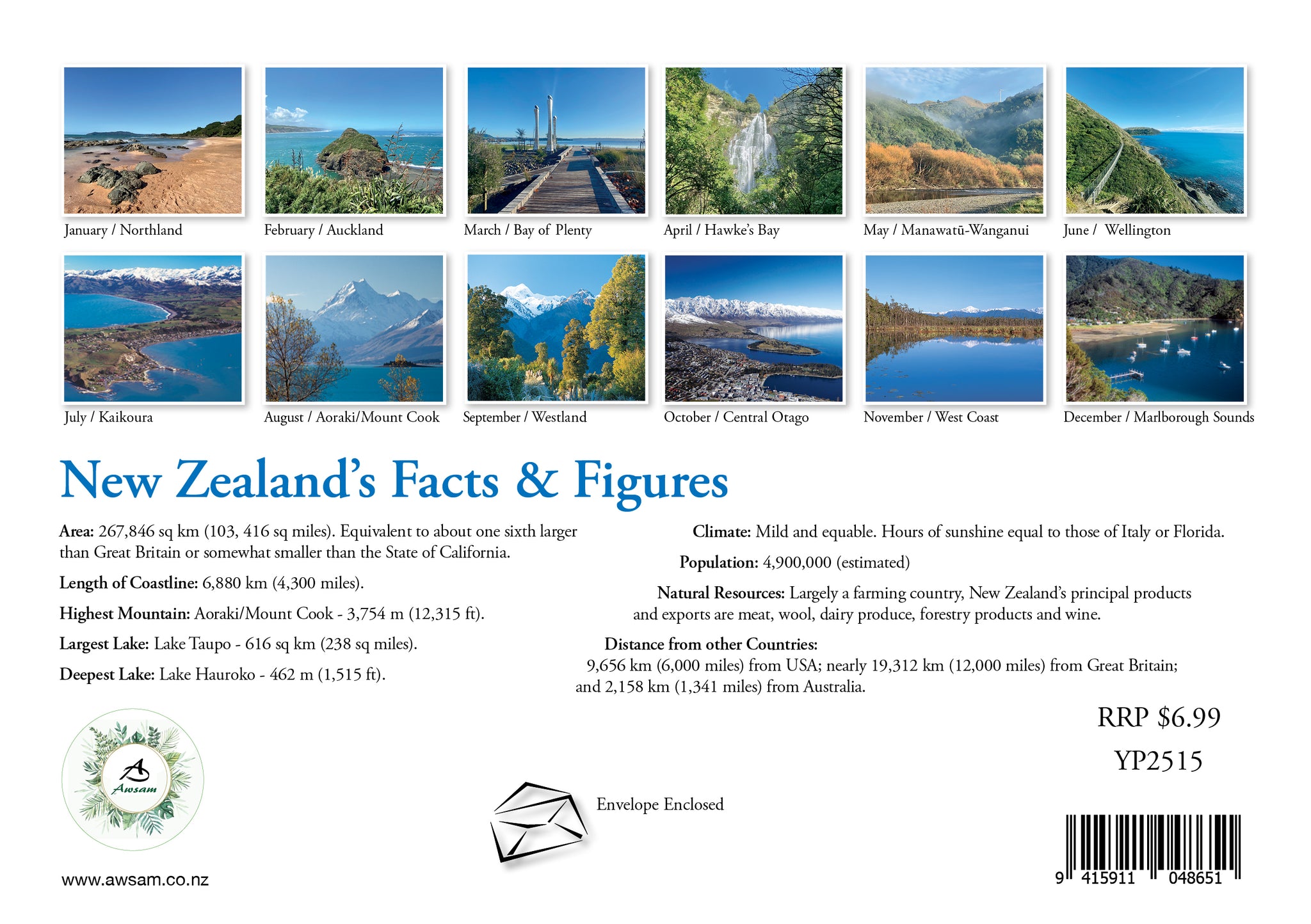 Shop 2025 Kiwiana & New Zealand Calendars Calendar Club