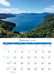 South Island Bonus Fridge Manget 2026 A4 Wall Calendar