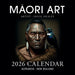 Maori Artwork by Doug Healey 2026 Square Wall Calendar