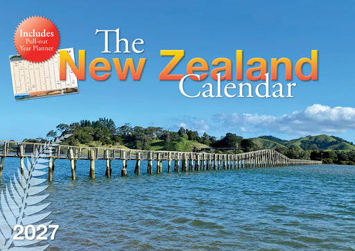 New Zealand with A3 Planner 2027 A4 Wall Calendar