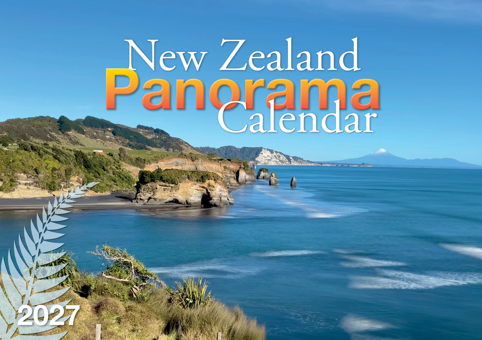 New Zealand Panorama 2027 A4 Wall Calendar