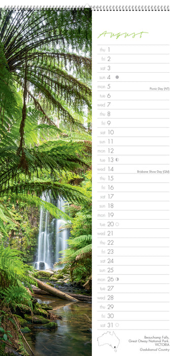 2024 Wild Places of Australia Slimline Calendar