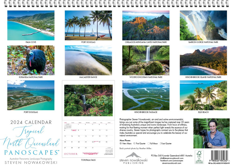 2024 Tropical North Queensland Large Wall Calendar