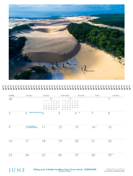 2024 Australia from Above: Panoscapes Wall Calendar
