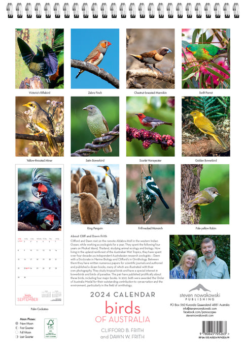2024 Birds of Australia Wall Calendar