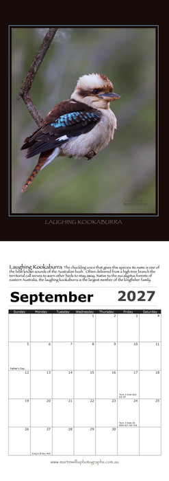 Australian Wildlife 2027 A4 Wall Calendar