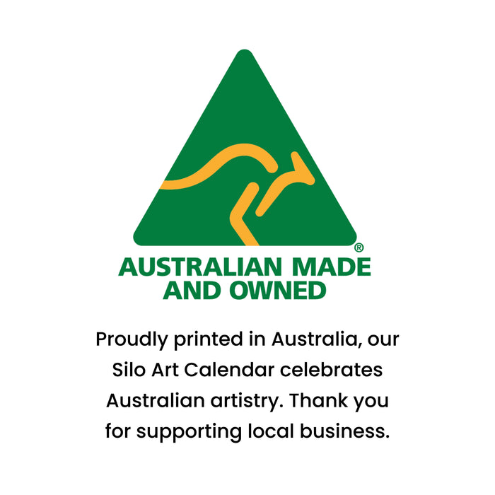 Silo Art 2026 A4 Wall Calendar