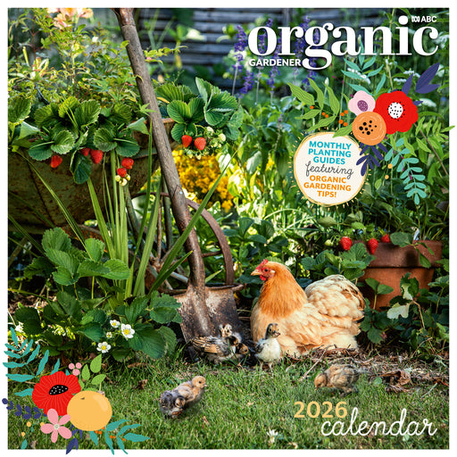 ABC Organic Gardener 2026 Square Wall Calendar