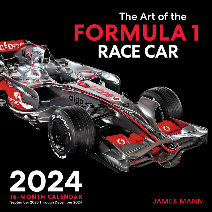 2024 Art of the Formula 1 Race Car Wall Calendar