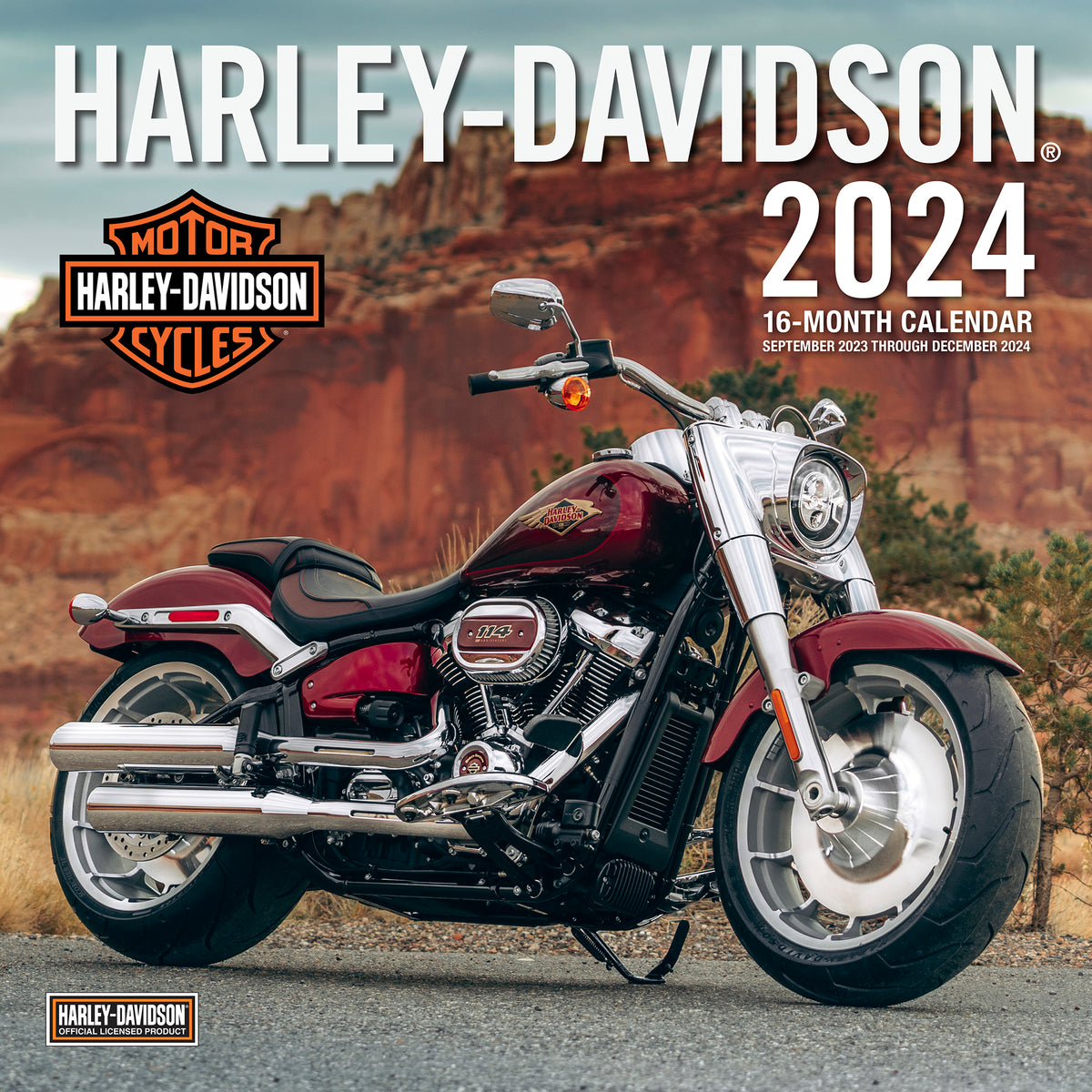 2024 Harley Davidson Large Wall Calendar — Calendar Club