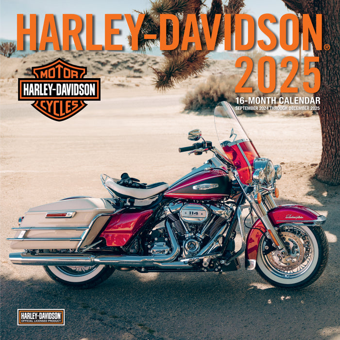 2025 Harley Davidson Wall Calendar