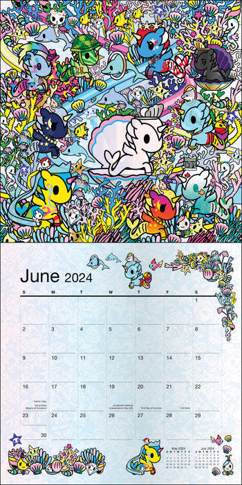 2024 Tokidoki Wall Calendar
