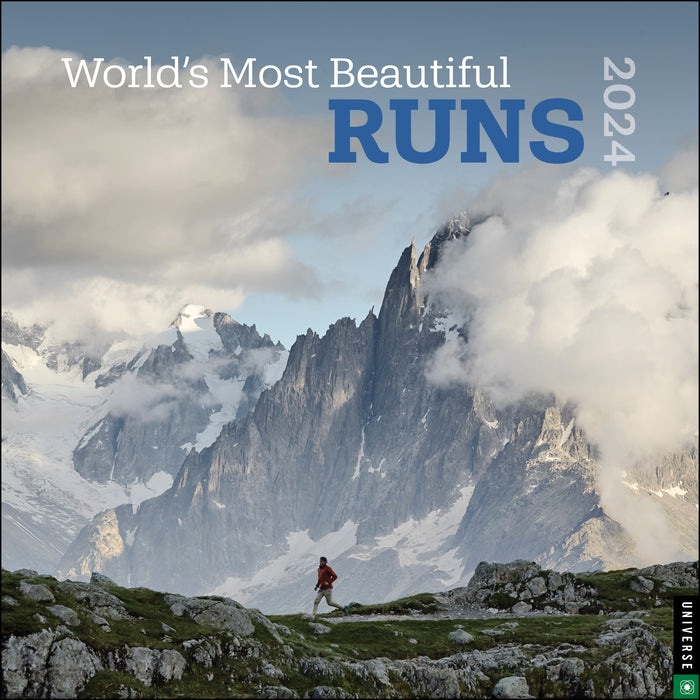 2024 World's Most Beautiful Runs Wall Calendar