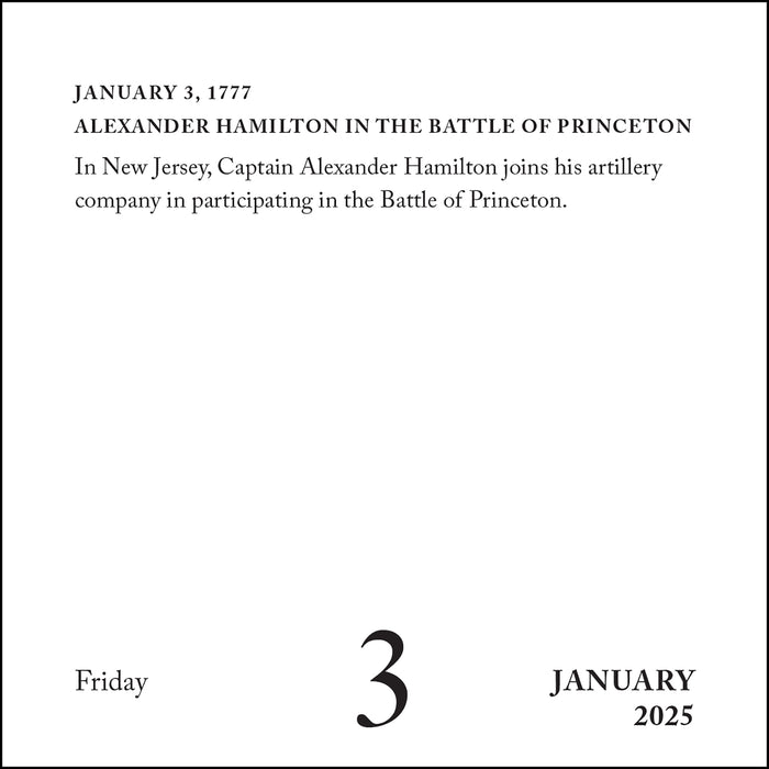 2025 Hamilton Page-A-Day Calendar