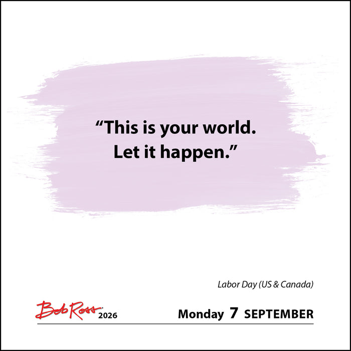 Bob Ross 2026 Page-A-Day Calendar