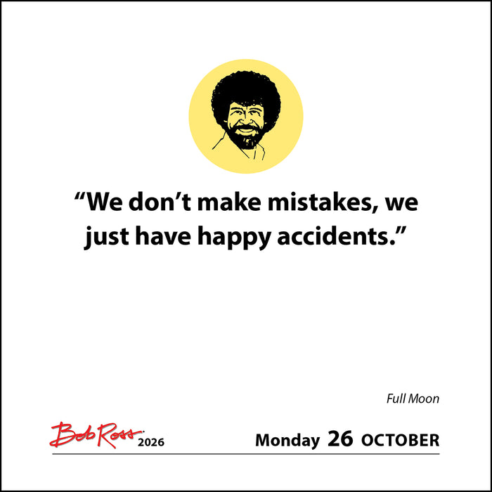 Bob Ross 2026 Page-A-Day Calendar