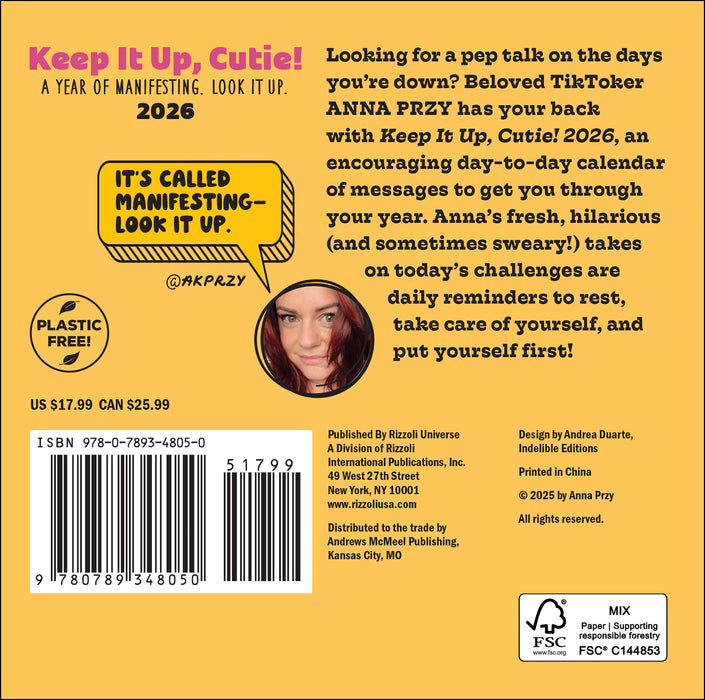 Keep It Up Cutie 2026 Page-A-Day Calendar