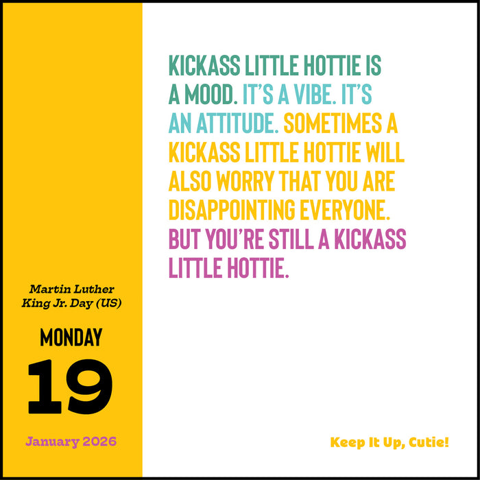 Keep It Up Cutie 2026 Page-A-Day Calendar