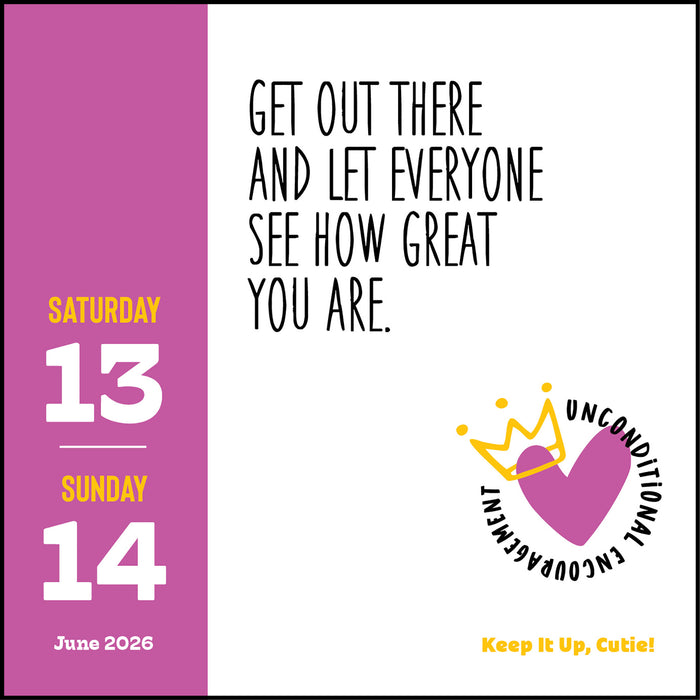 Keep It Up Cutie 2026 Page-A-Day Calendar
