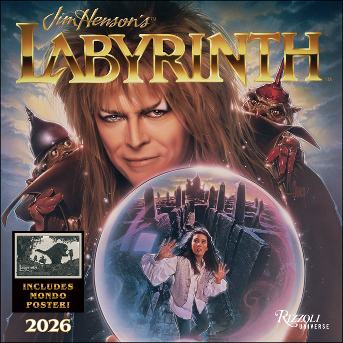 Jim Henson's Labyrinth 2026 Square Wall Calendar