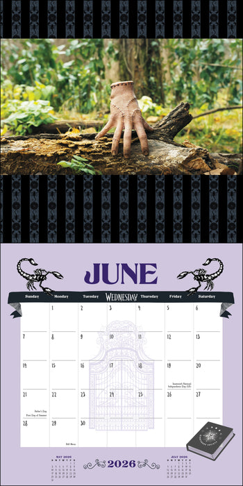 Wednesday 2026 Square Wall Calendar