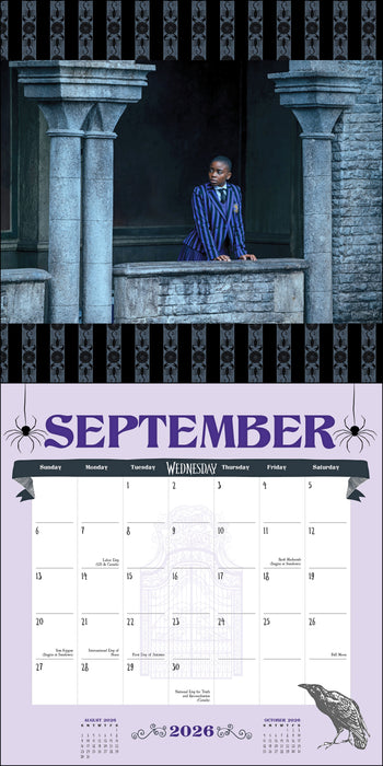 Wednesday 2026 Square Wall Calendar