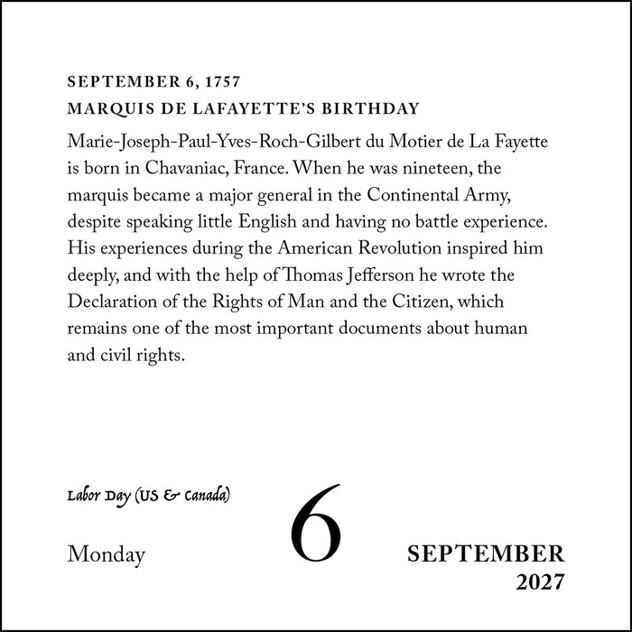 Hamilton 2027 Page-A-Day Calendar