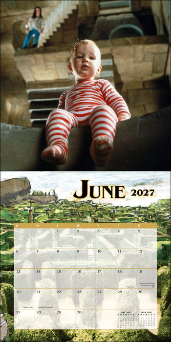Jim Henson's Labyrinth 2027 Square Wall Calendar