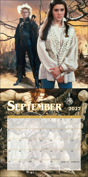 Jim Henson's Labyrinth 2027 Square Wall Calendar