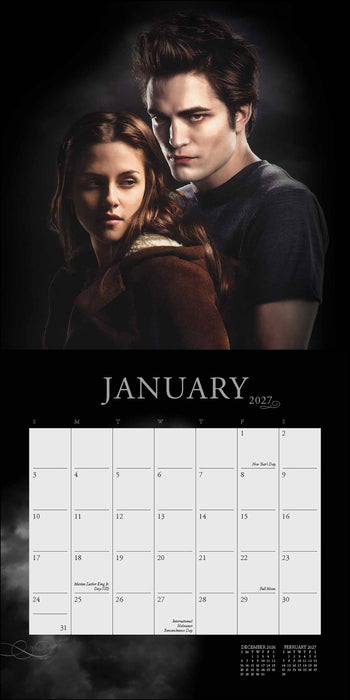 Twilight 2027 Square Wall Calendar